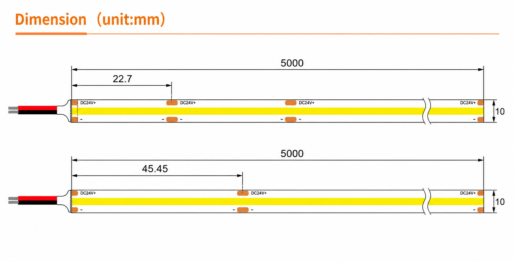 528 LED COB STRIP LIGHT - view 2