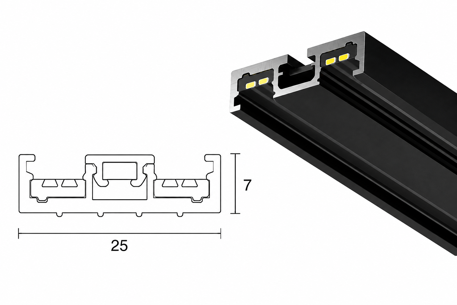 PREMIERLIGHT VIVION LED Magnetic track light - view 3