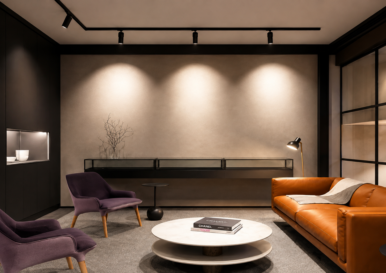 LED Recessed Magnetic Track Spot 10W - view 2